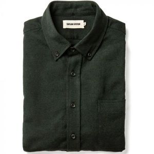 Taylor Stitch The Jack in Brushed Forest Oxford